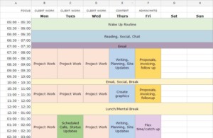 Block Schedule – Improve Productivity